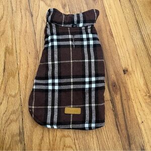 Kuoser Plaid Dog Puffer Vest